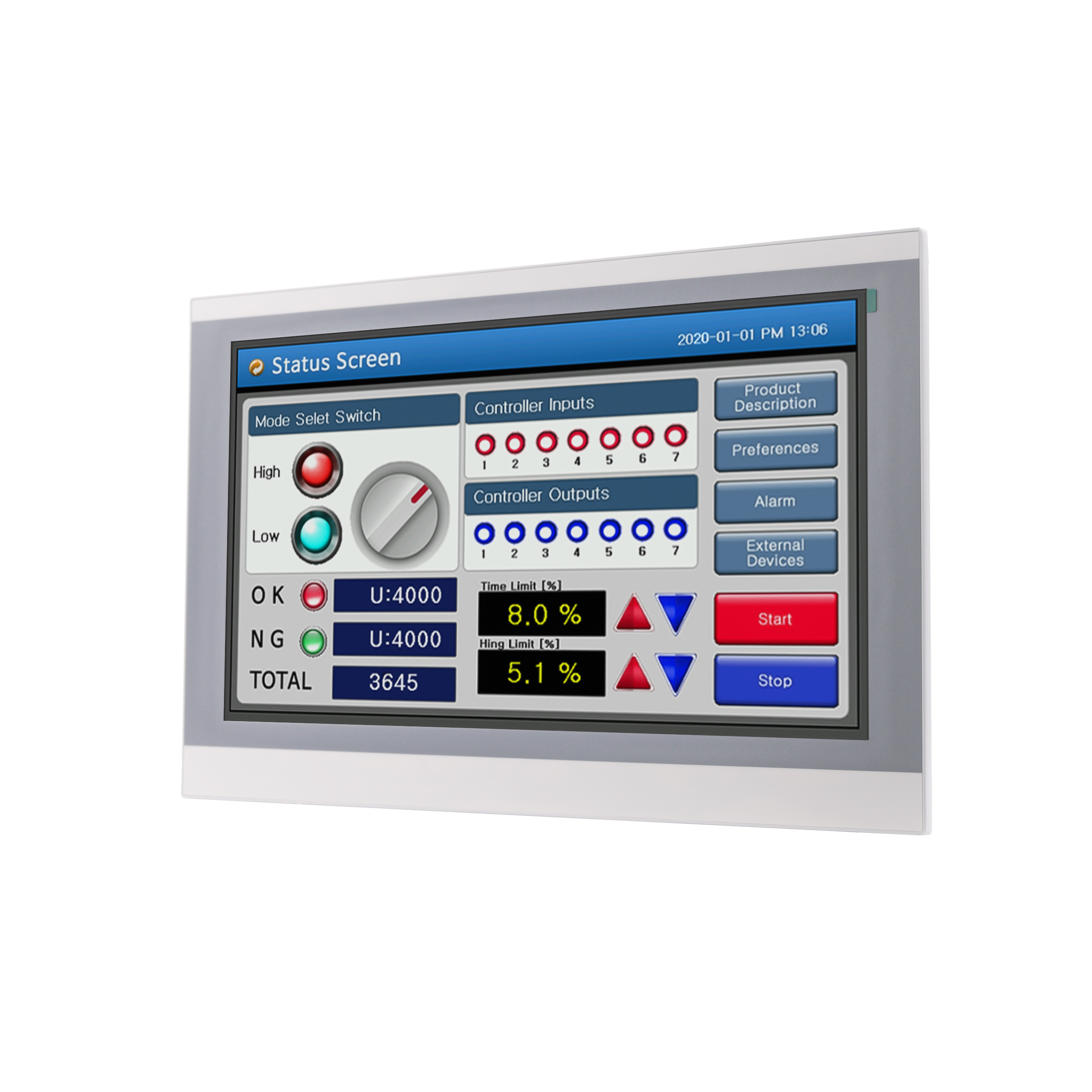 HMI 80 -серия TFT TORCE PANE
